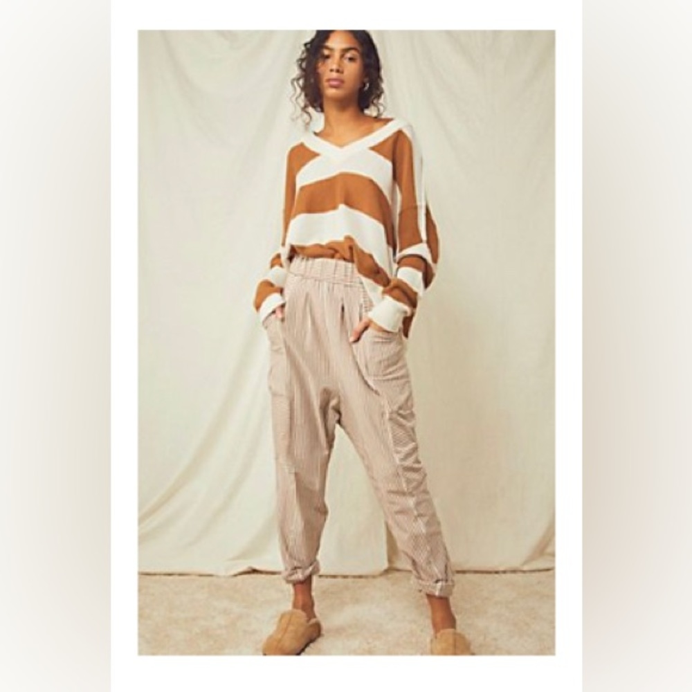 Harem jogger pants - high waisted